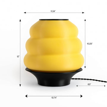 Honey Pot Minimalist Classic Plant-Based PLA 3D Printed Dimmable LED Table Lamp - JONATHAN Y